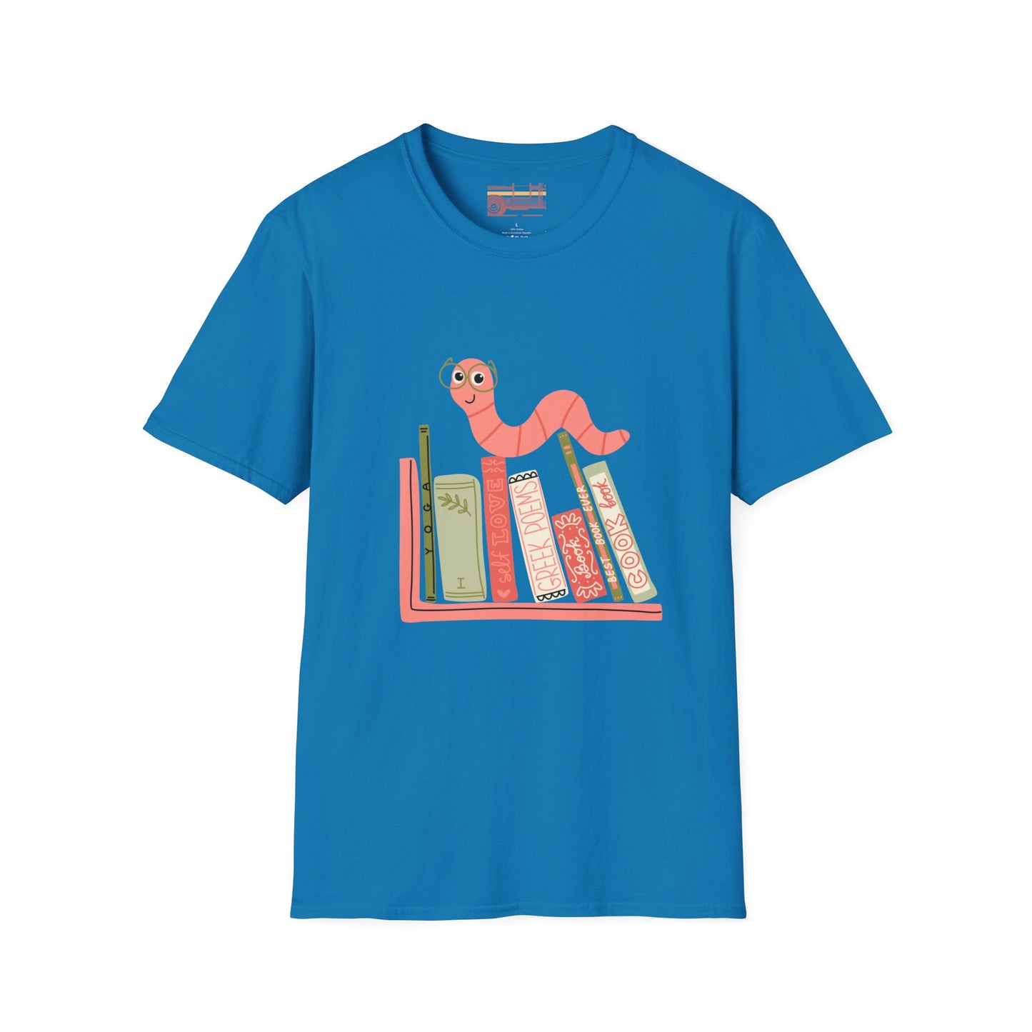 Graphic Designed Book Worm Book Lover Ultimate Comfort Unisex T-shirt