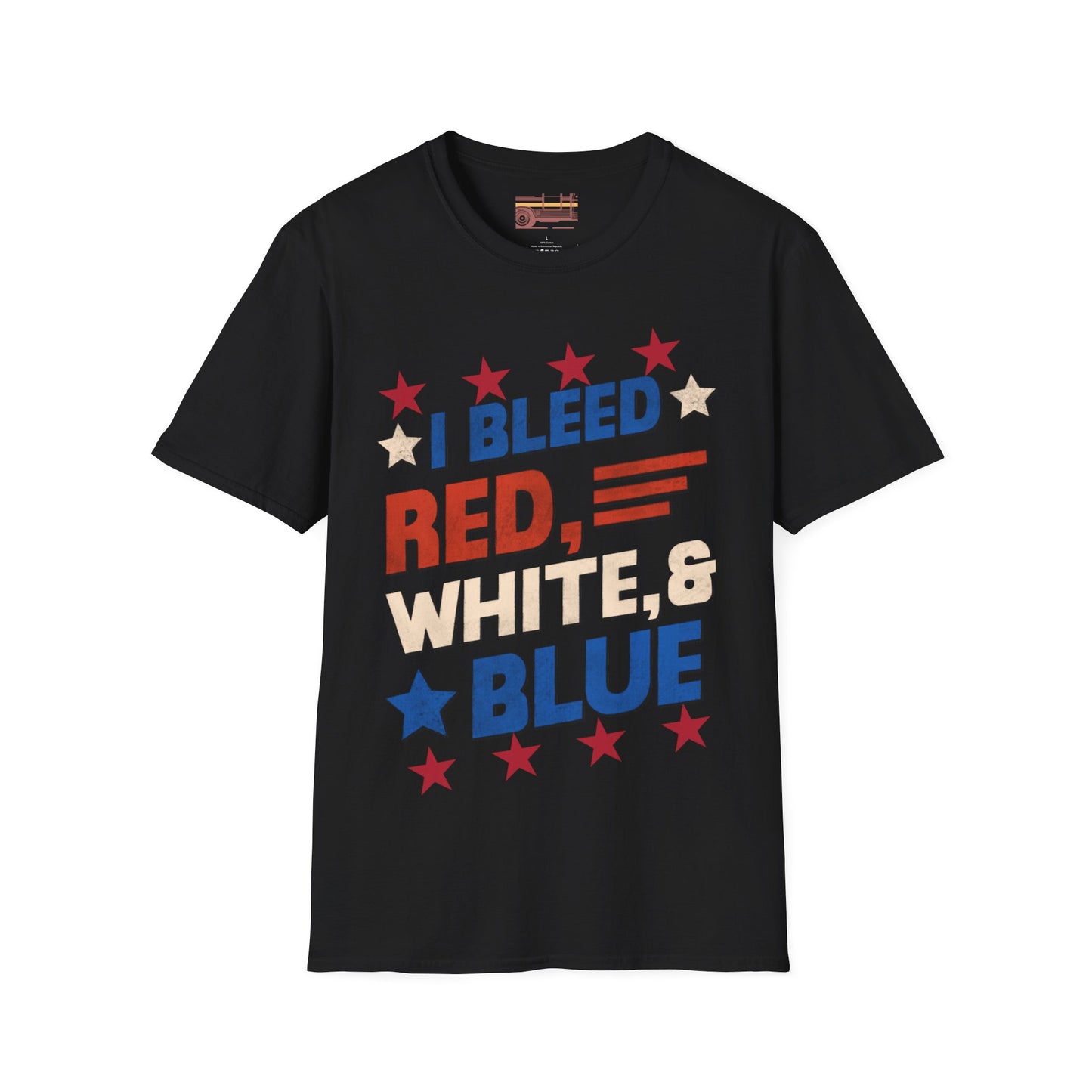 July 4th Independence Day Red, Blue And White Ultimate Comfort Unisex T-shirt