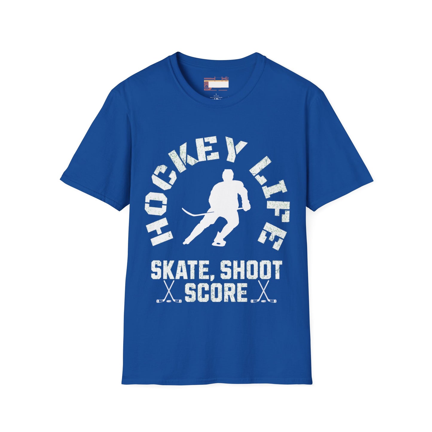 Graphic Hockey Player Unisex Comfort Styled T-shirts