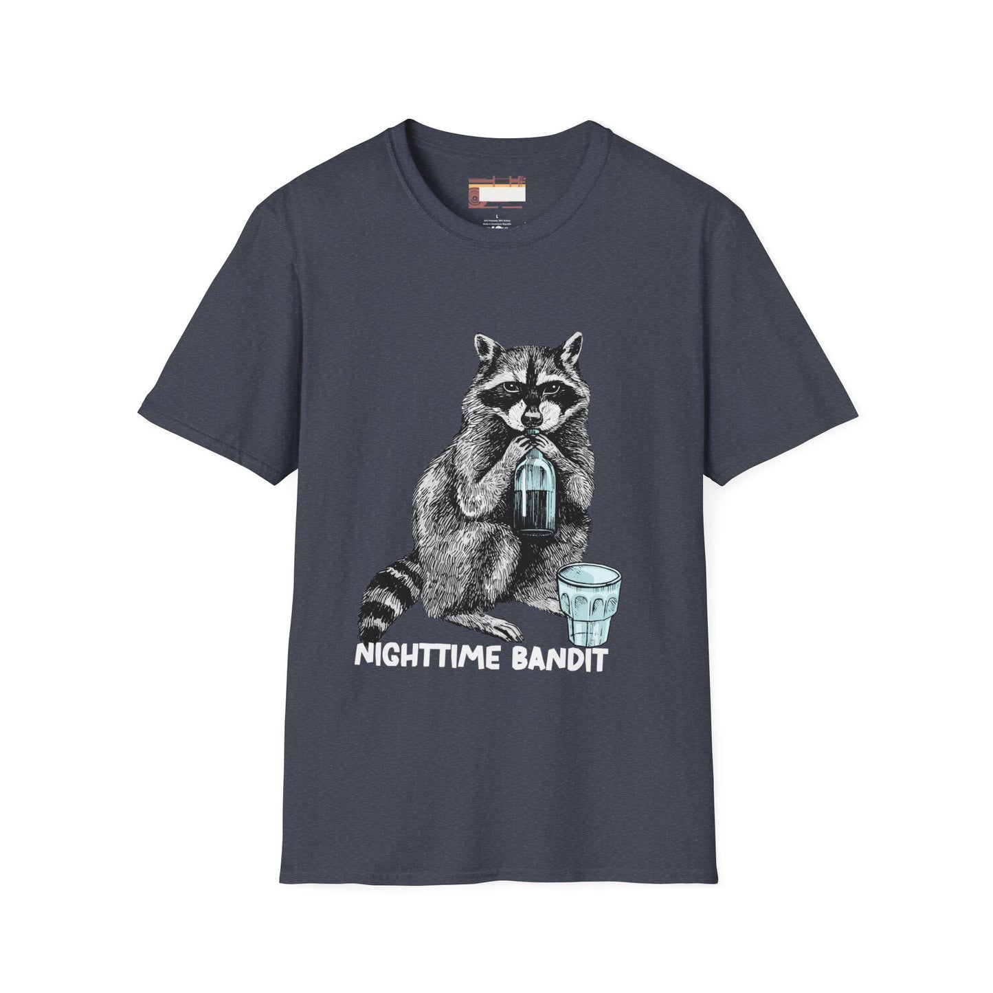 Graphic Designed Minimalist Racoon the Bandit Unisex Comfort Styled T-shirts