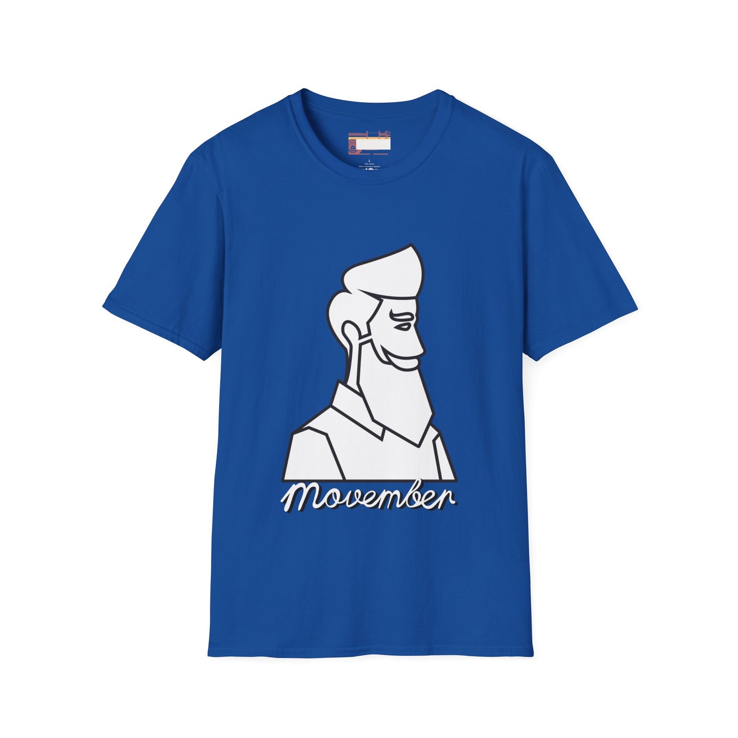 Movember Moustache Bearded Gang Beard Graphic Comfort Unisex T-shirt