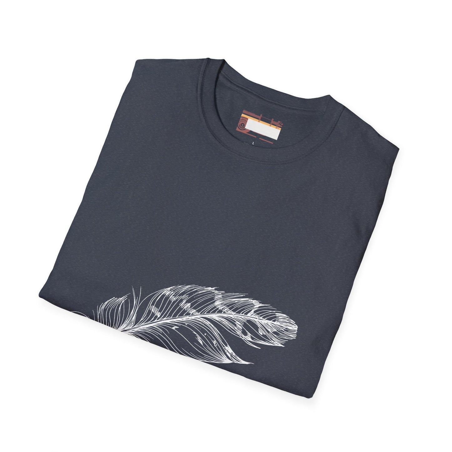 Bird Feather Designed Graphic Comfort Unisex T-shirt