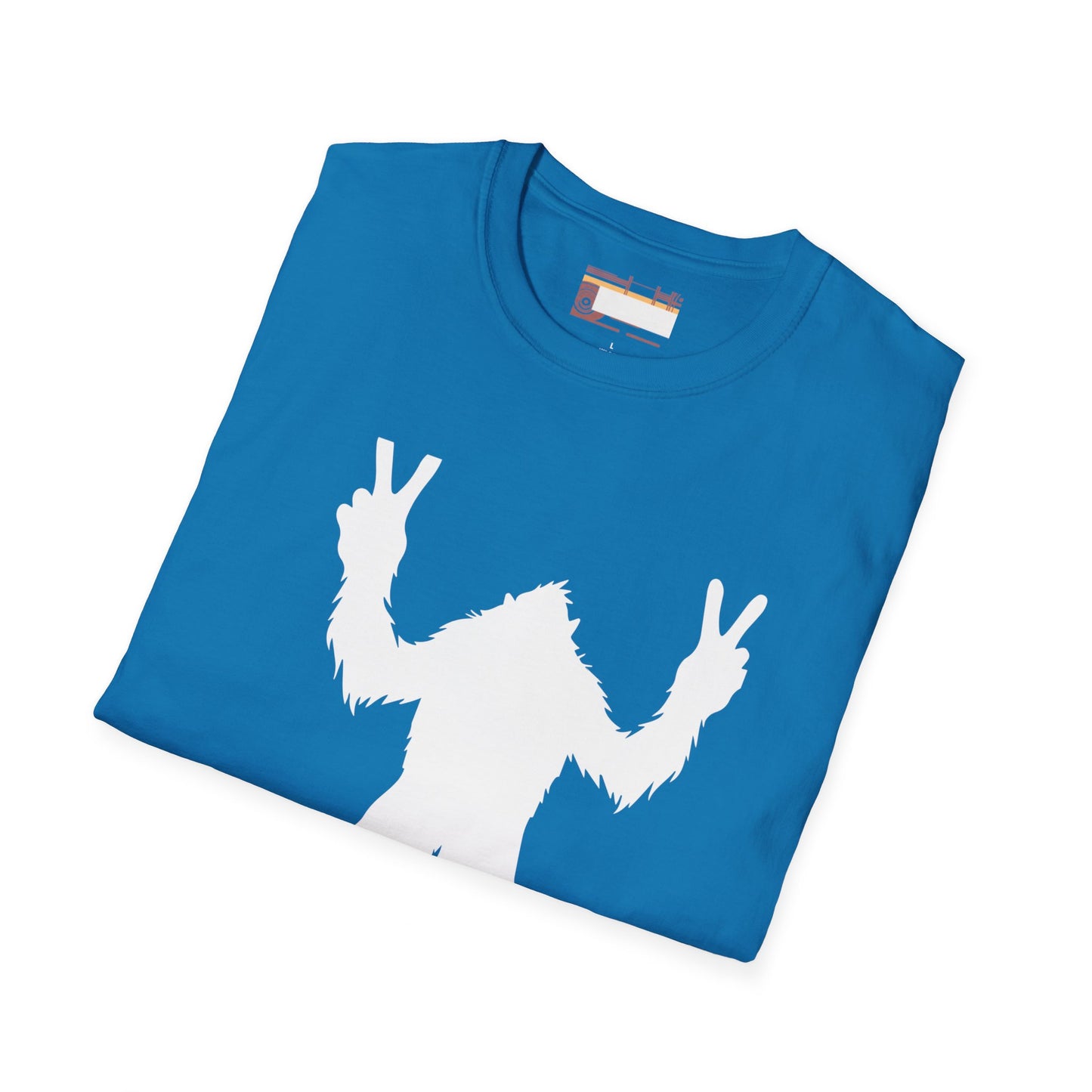 Graphic Designed Minimalist Big Foot Peace Sign Unisex Comfort Styled T-shirts