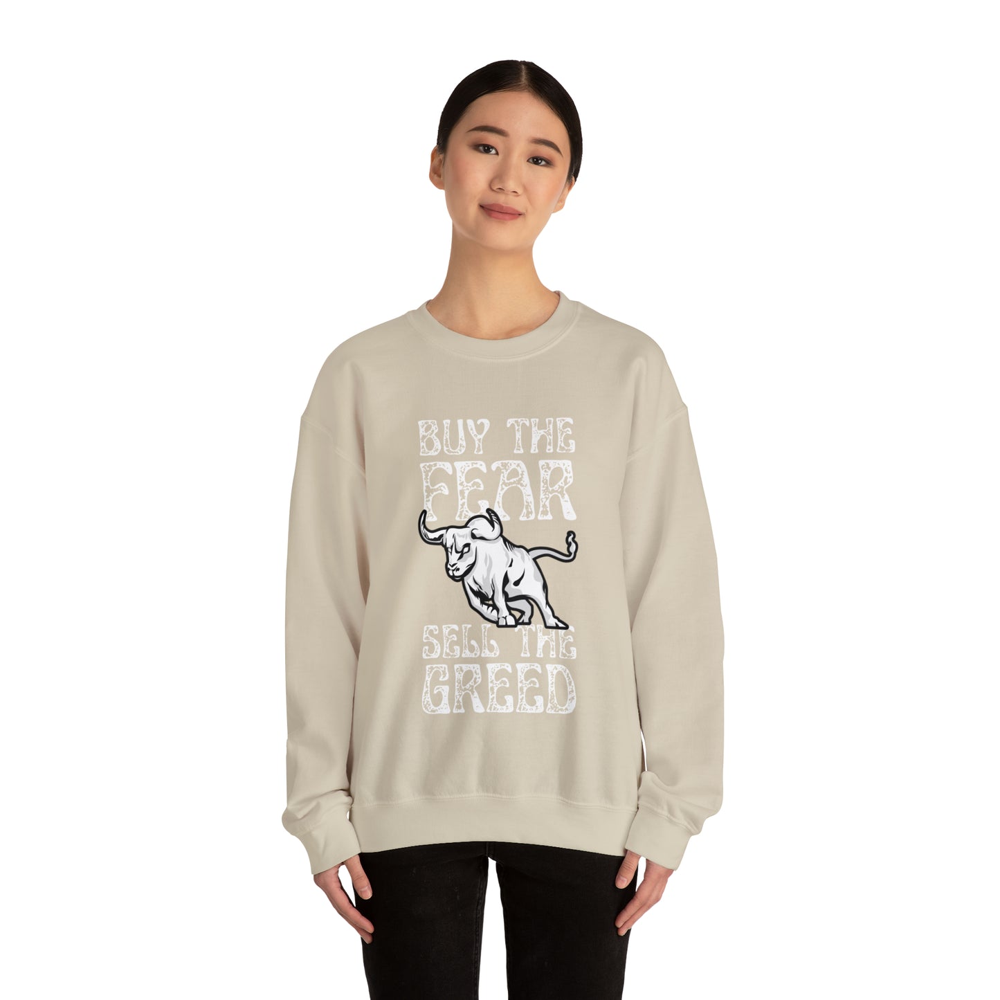 Buy The Fear Sell The Greed (Stock Market) Unisex Sweatshirt