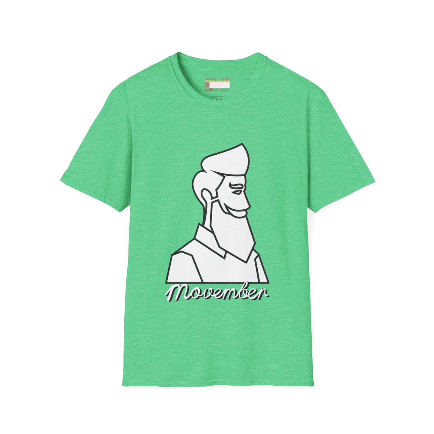 Movember Moustache Bearded Gang Beard Graphic Comfort Unisex T-shirt