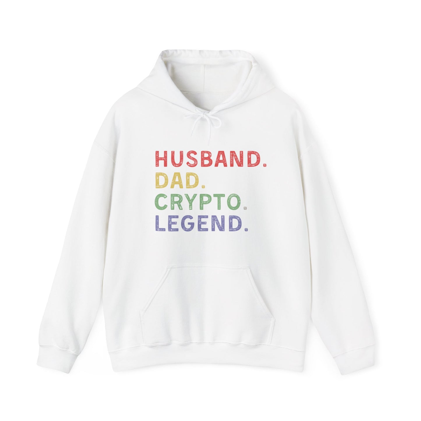 Husband Dad Crypto Legend Ultimate Comfort Unisex Hoodie