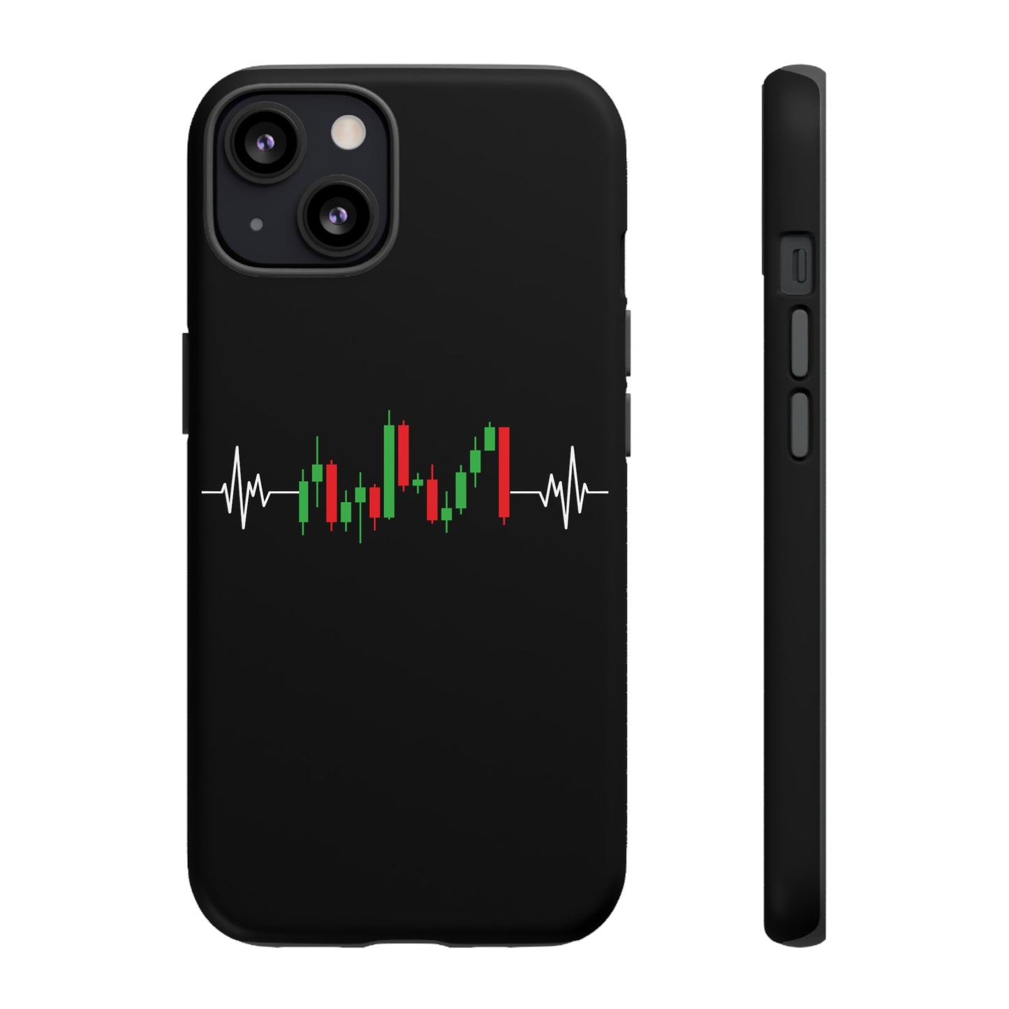 Bearish And Bullish Chart Candles (Stock Market) iPhone Case