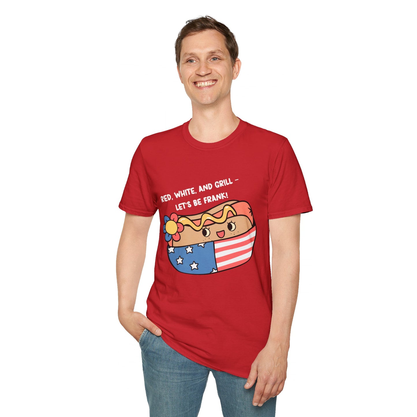Red, White And Grill-Lets Be Frank. July 4th Ultimate Comfort Unisex T-shirt