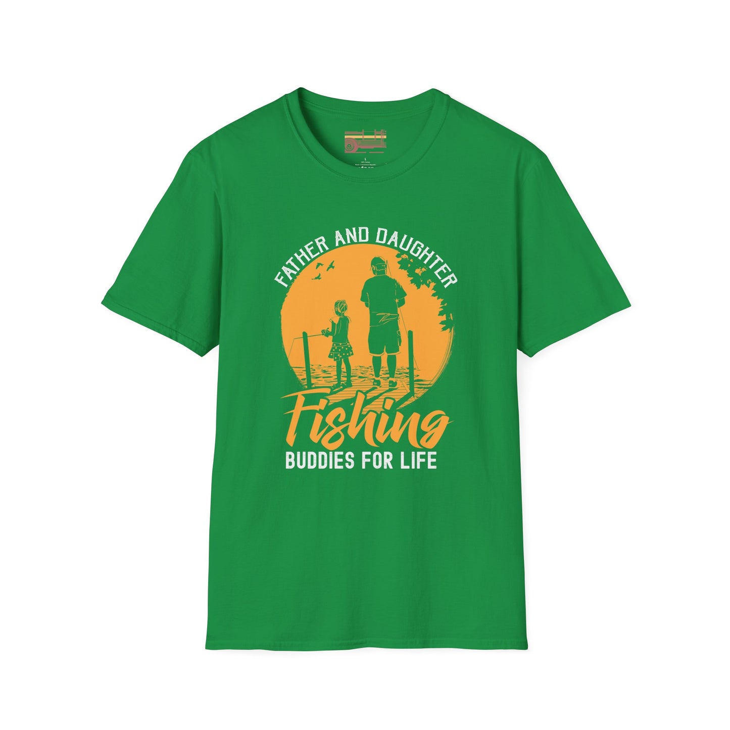 Father and Daughter Fishing Buddies Ultimate Comfort Unisex Fathers Day T-shirt