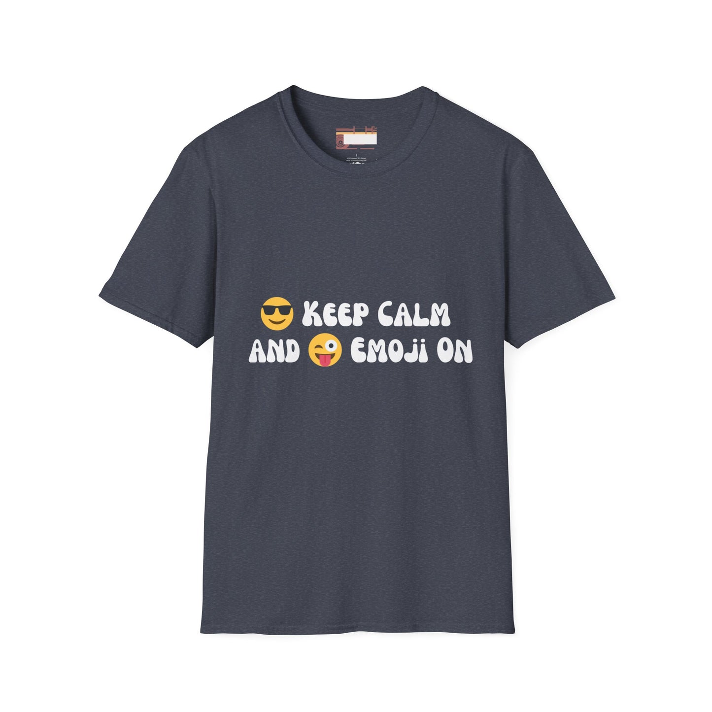Graphic Emojis Designed Comfort Styled Minimalist T-shirts