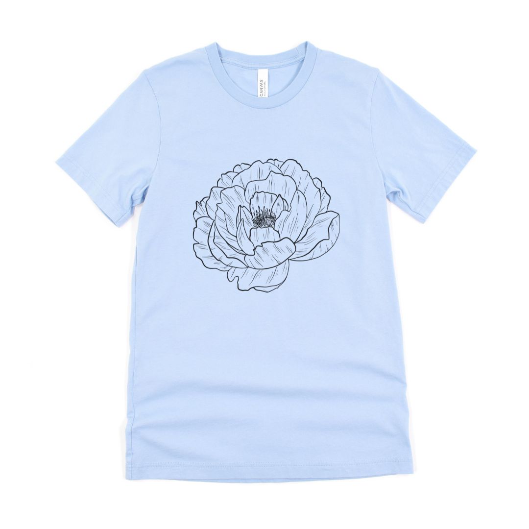 Floral Design Graphix Ultimate Comfort Styled T-shirt