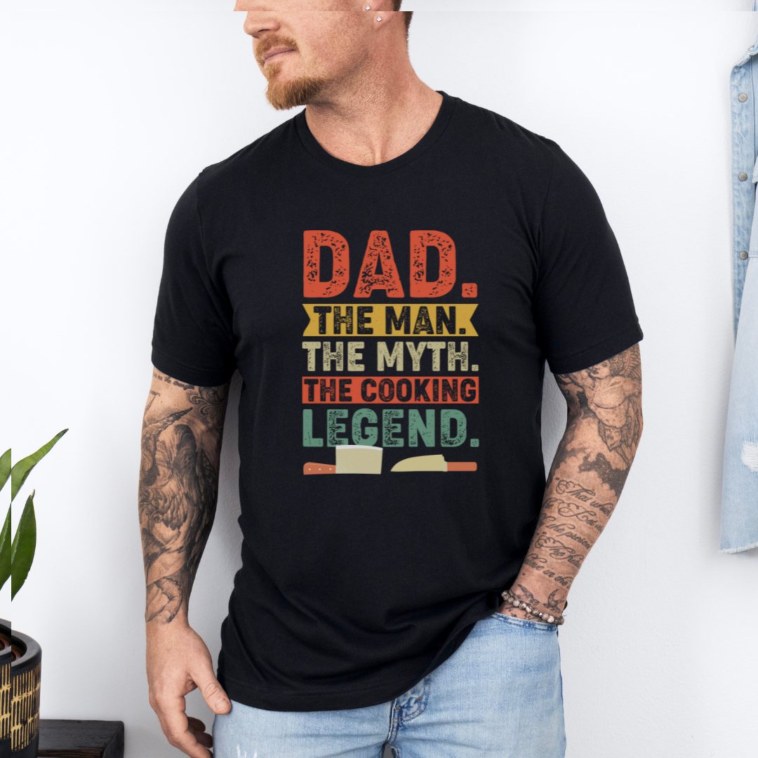 Dad The Man The Myth The Legend Ultimate Comfort Unisex Fathers Day T-shirt