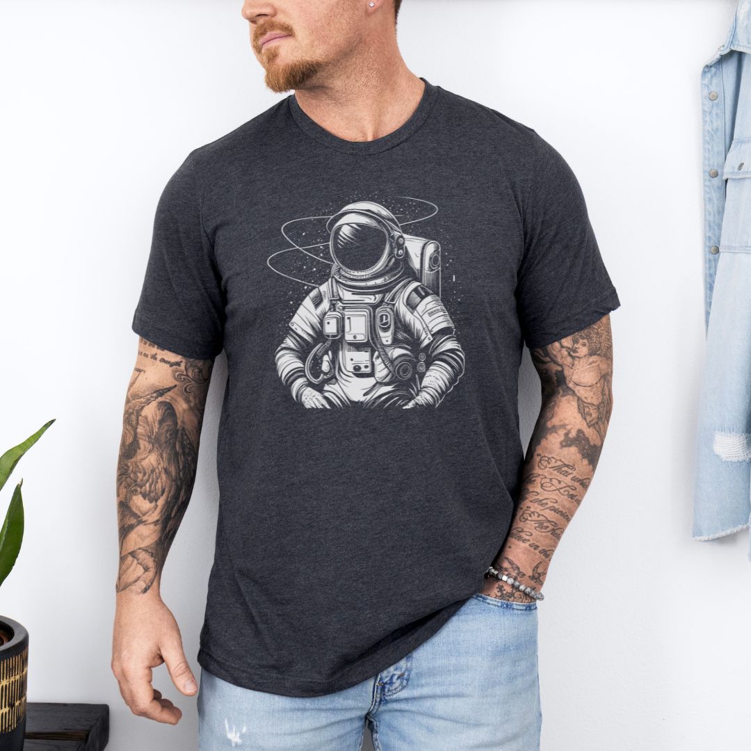 Astronaut Space Man Ultimate Comfort Styled Graphic T-shirt