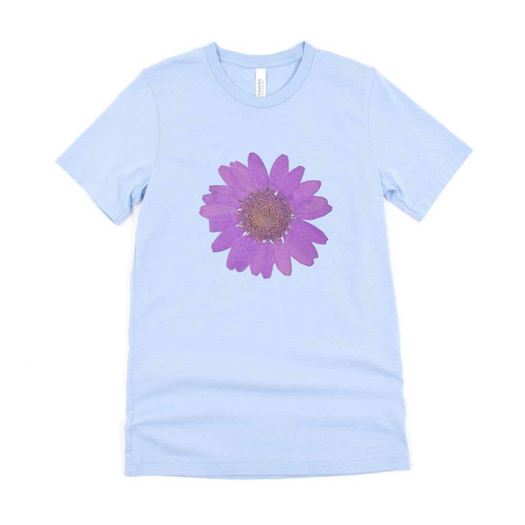 Purple Cherry Bloom Floral Ultimate Comfort Styled T-shirt