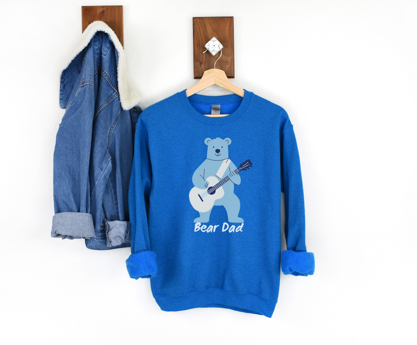 Graphic Fathers Day Sweatshirts, Gifts For Musician Dad Birthday