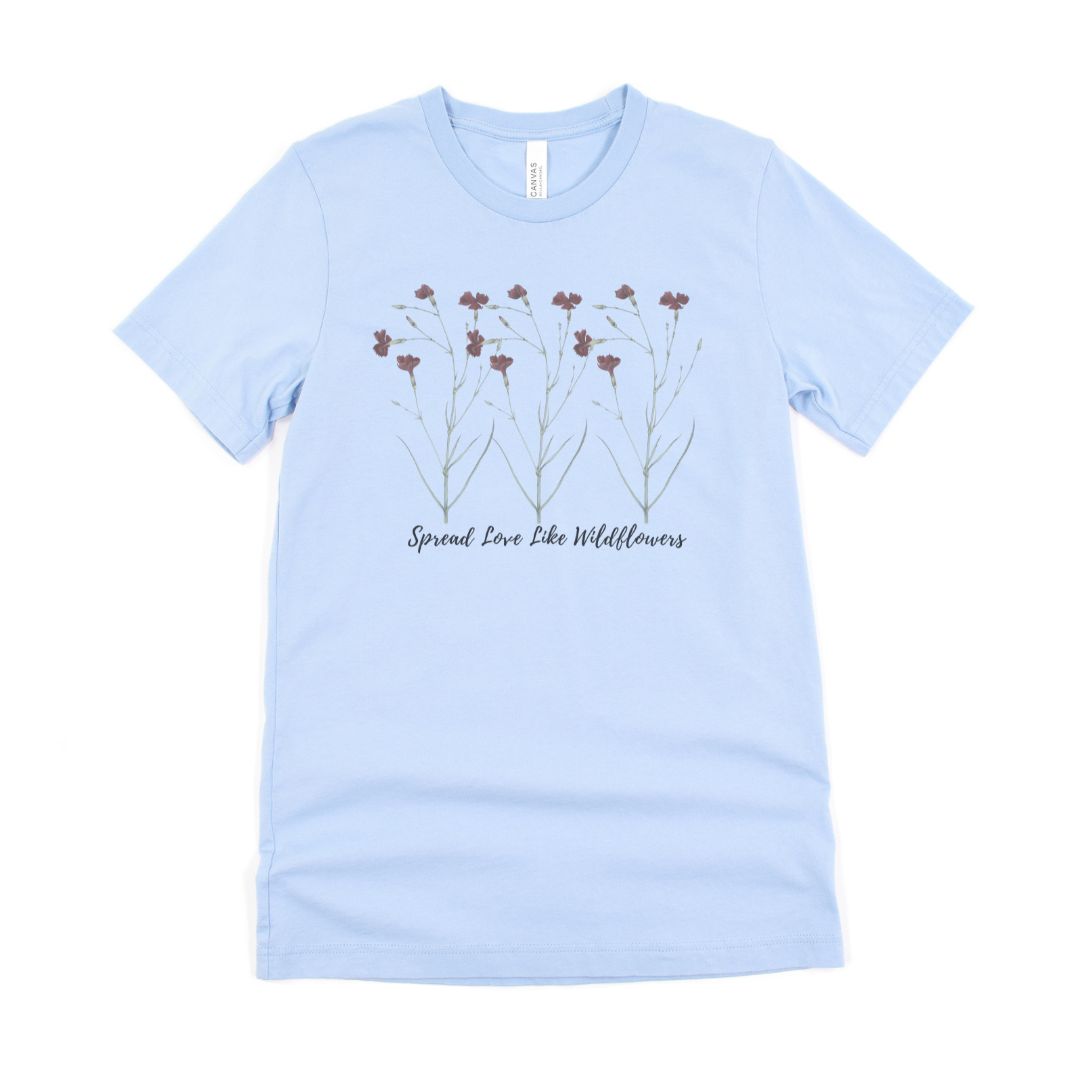 Spread Love Like Wildflower Ultimate Comfort Styled T-shirt
