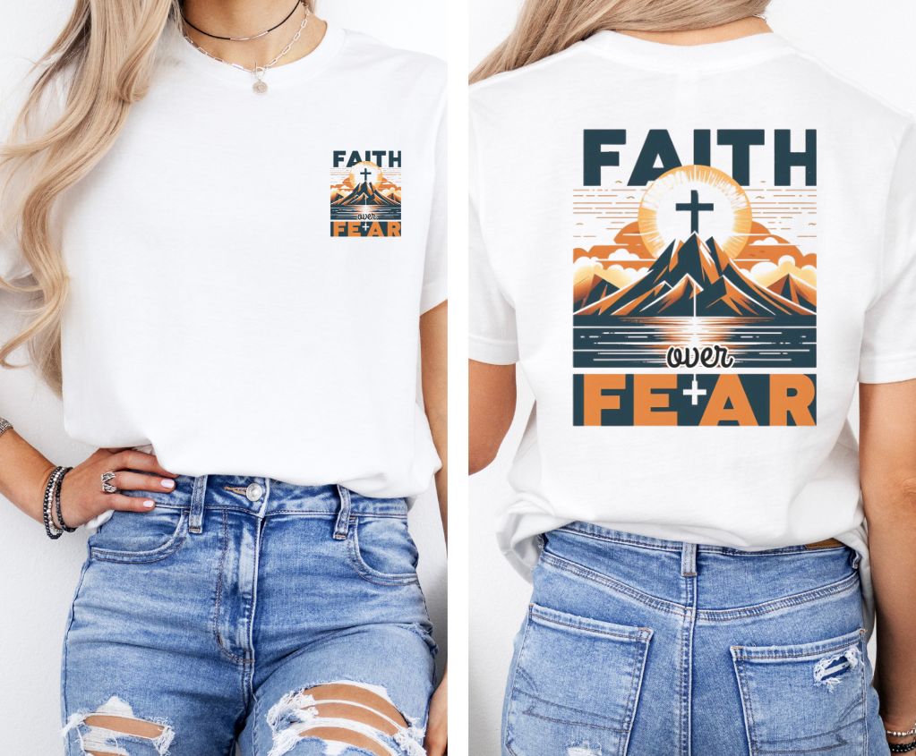 Faith Over Fear Graphic Unisex T-shirt