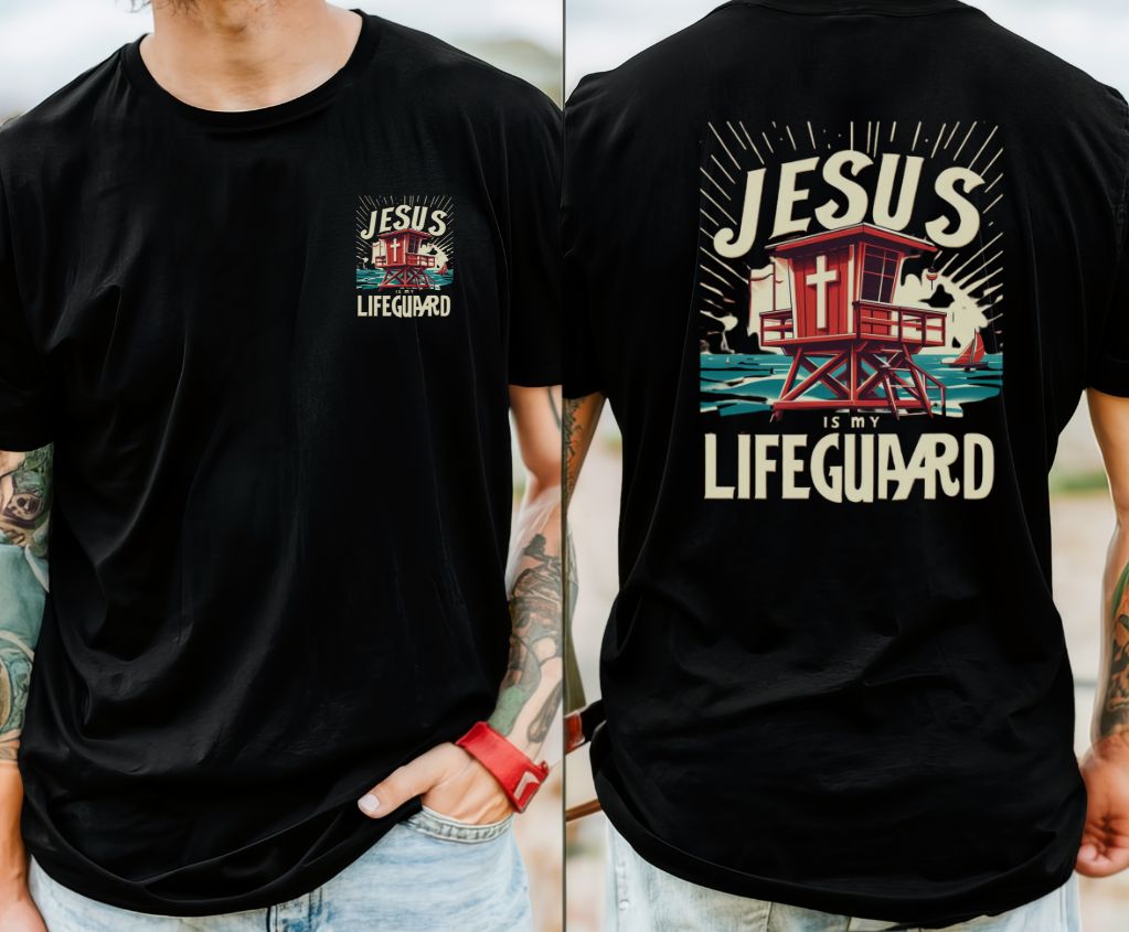 Jesus Is My Lifeguard Graphic Unisex T-shirt