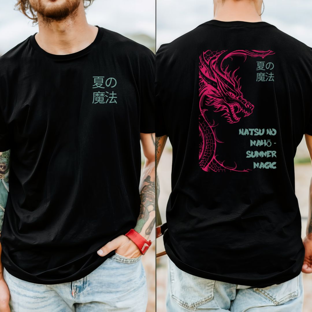 Japanese Hello Summer Graphic Ultimate Comfort Styled Unisex T-shirt