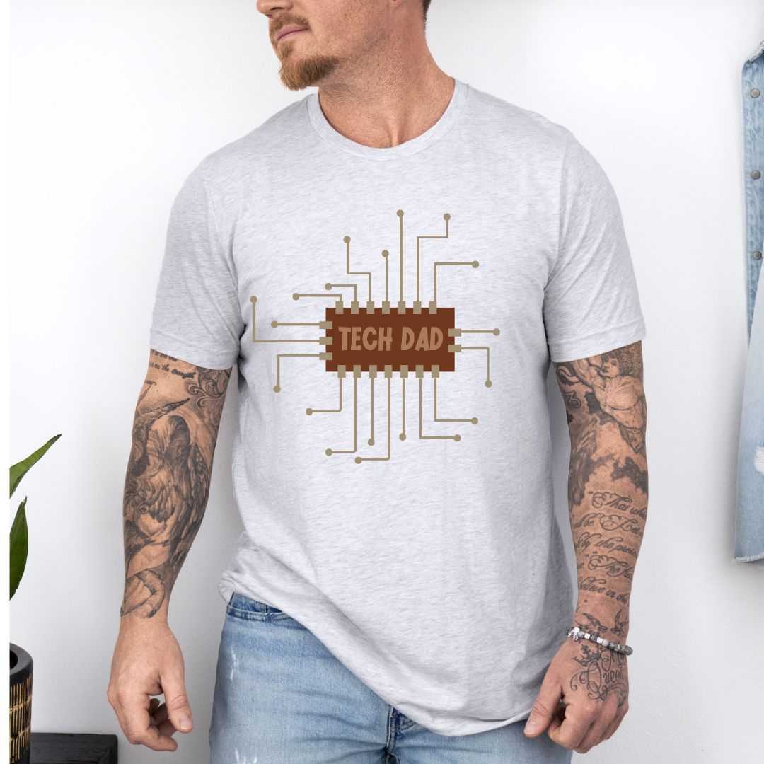Techy Dad, IT Working Dad Ultimate Comfort Unisex T-shirt