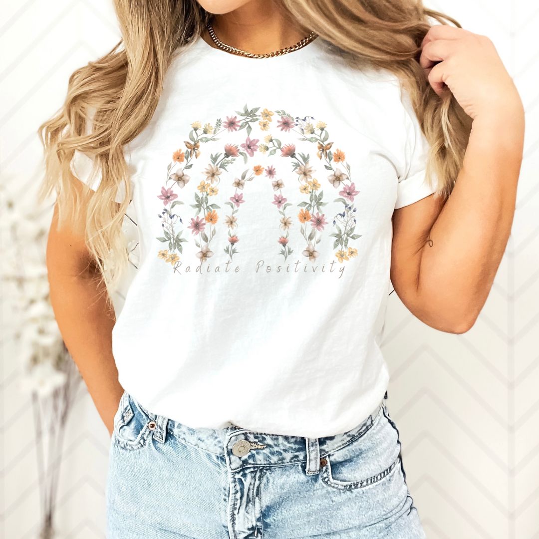 Radiate Positivity Ultimate Comfort Styled T-shirt