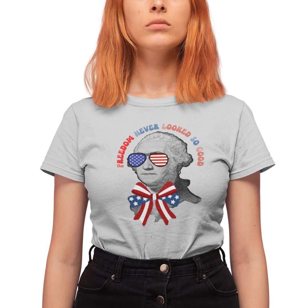 Freedom Never Looked So Good July 4th Independence Day Ultimate Comfort Unisex T-shirt