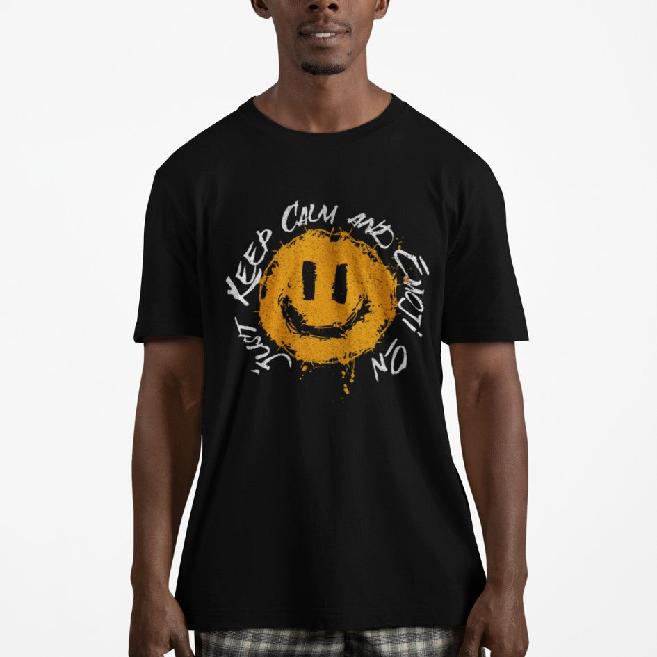 Graphic Emojis Designed Comfort Styled Minimalist T-shirts