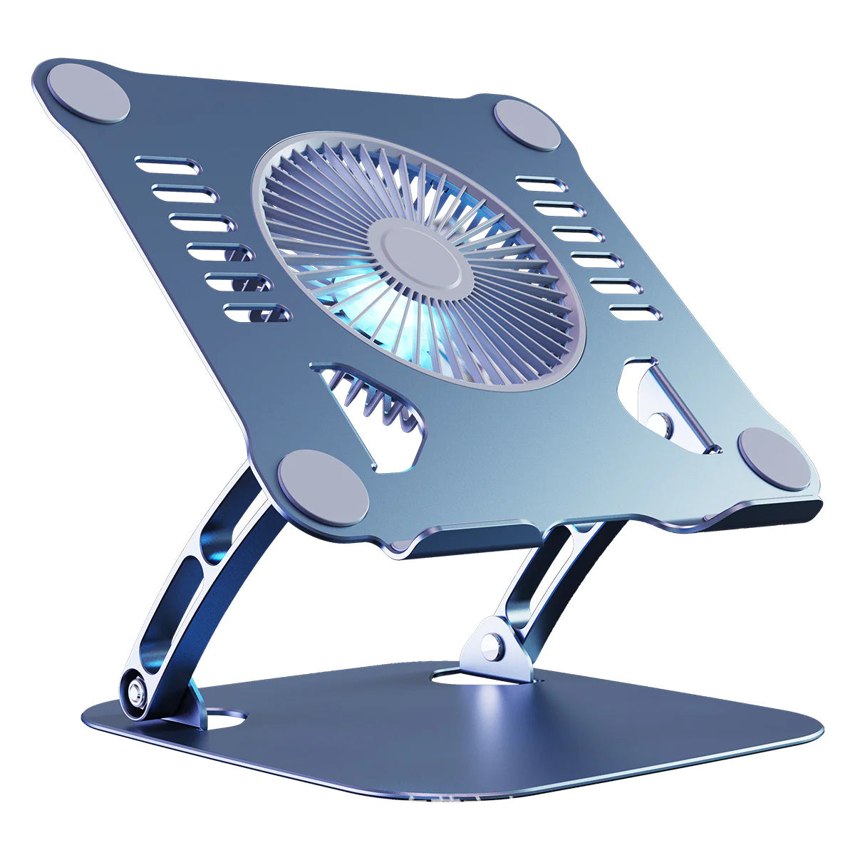 Laptop Stand with Fan, Adjustable Cooling Tablet Stand for Notebooks