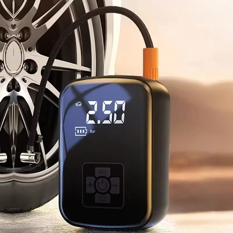 Wireless Wired Car Tire Inflator Pump