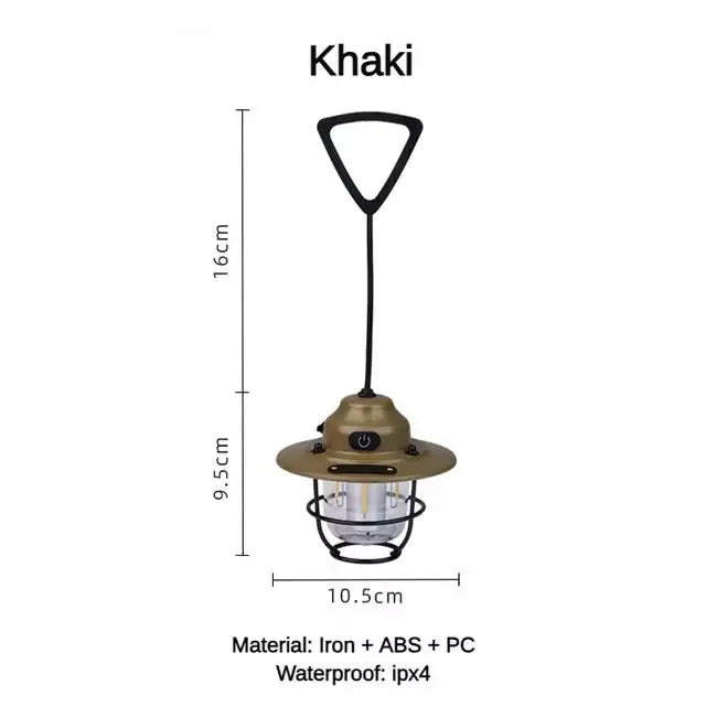 Rechargeable Waterproof Tent Light