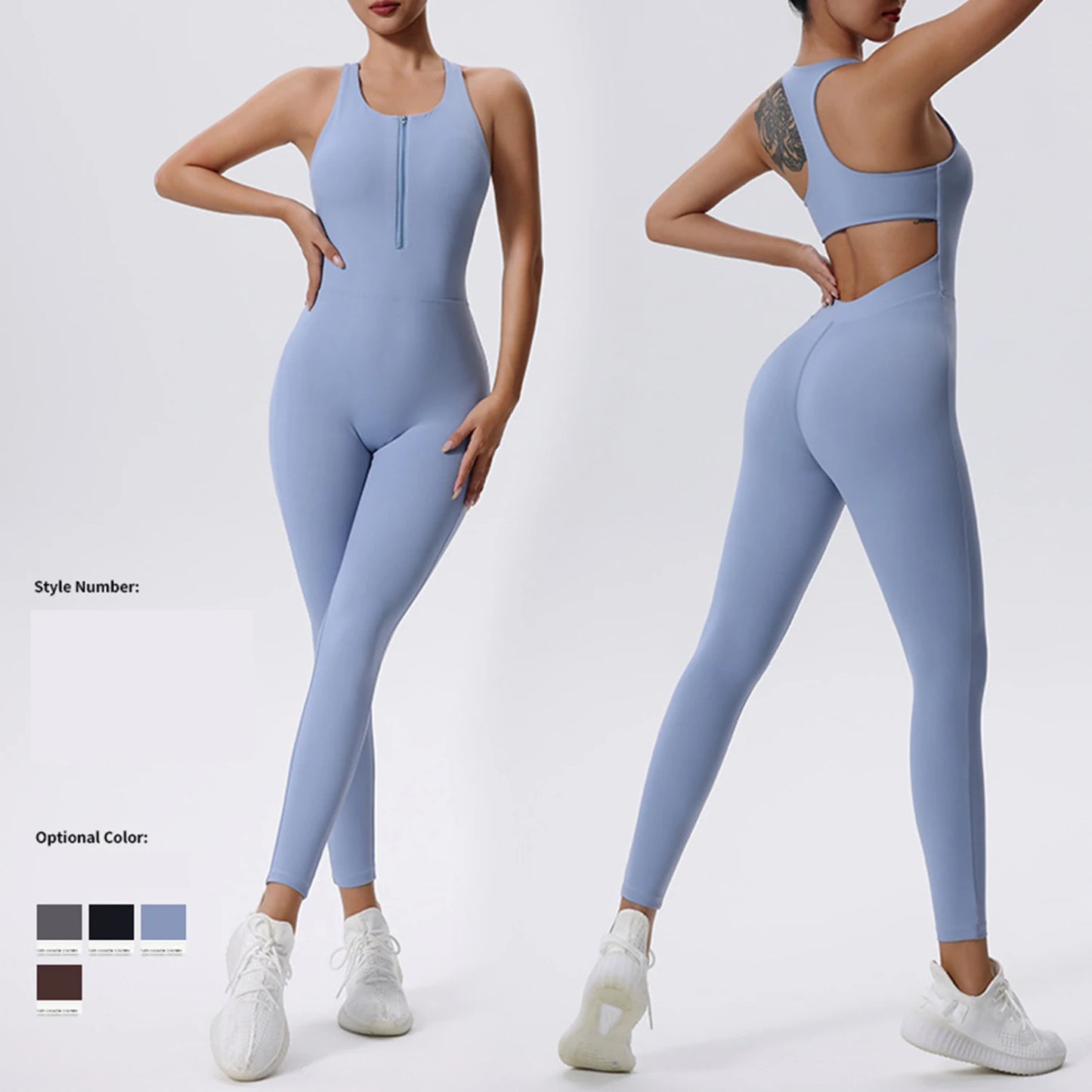 Slim Sleeveless Jumpsuit