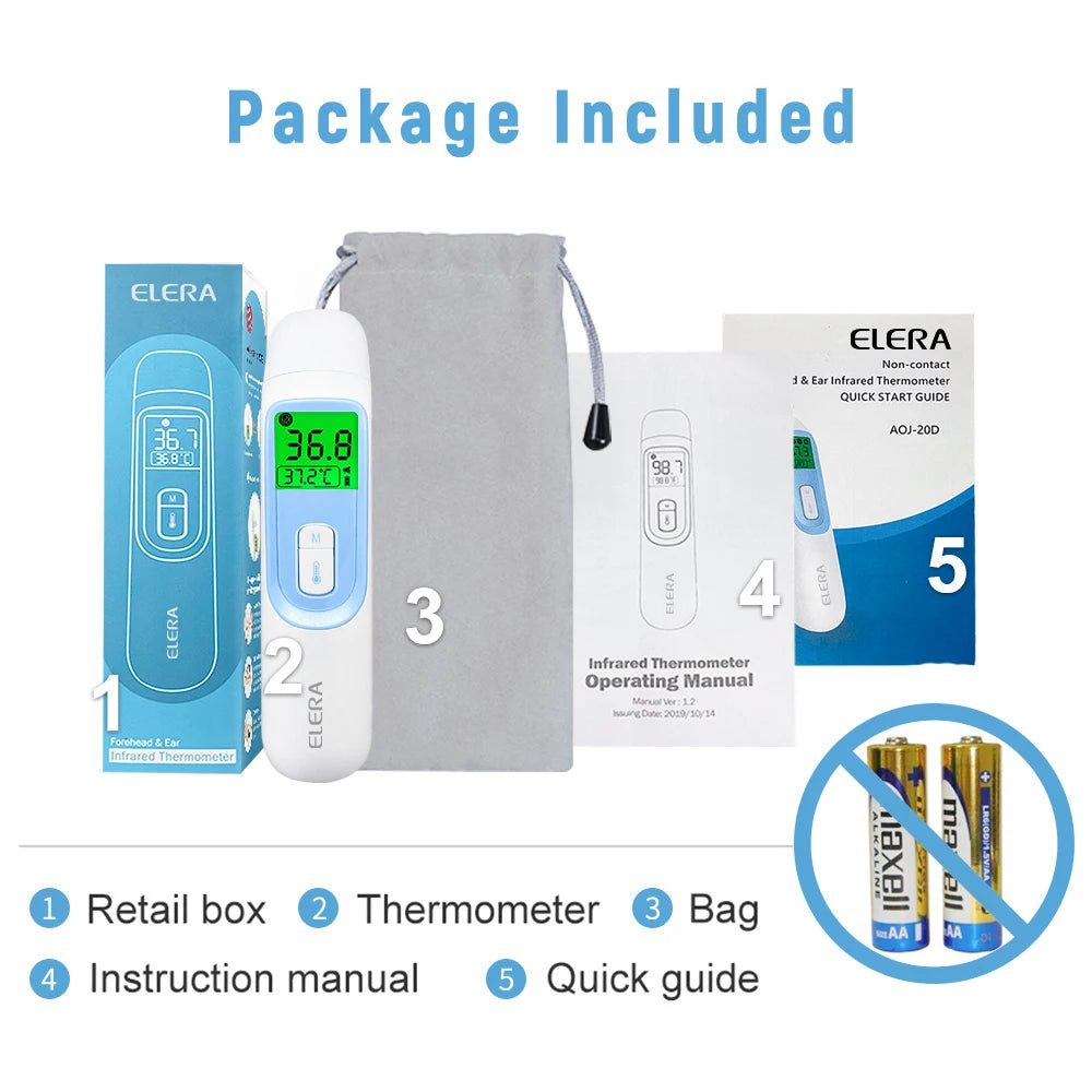 Infrared Forehead and Ear Thermometer