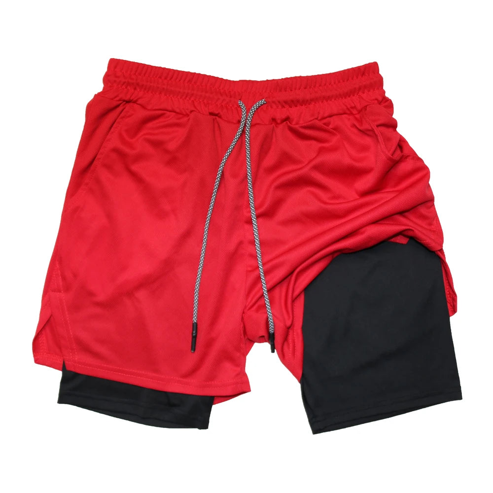 Multi-Pocket Fitness Shorts