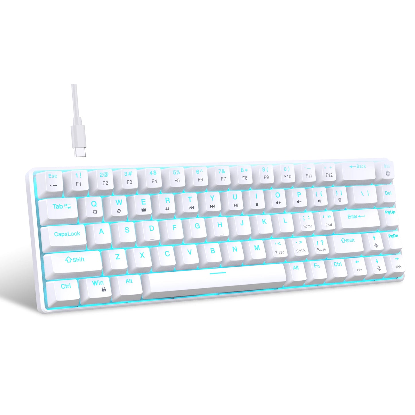 68-Key RGB Mechanical Keyboard