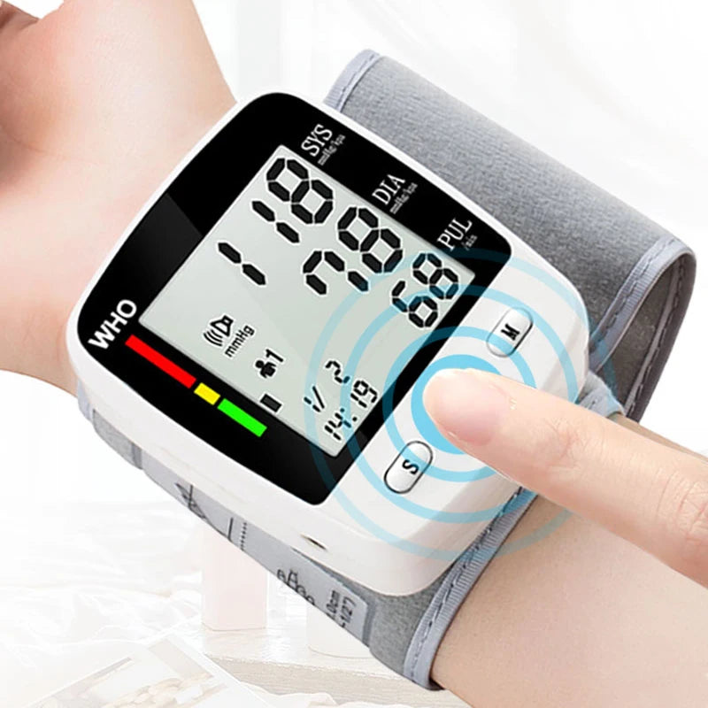 Rechargeable Wrist Blood Pressure Monitor