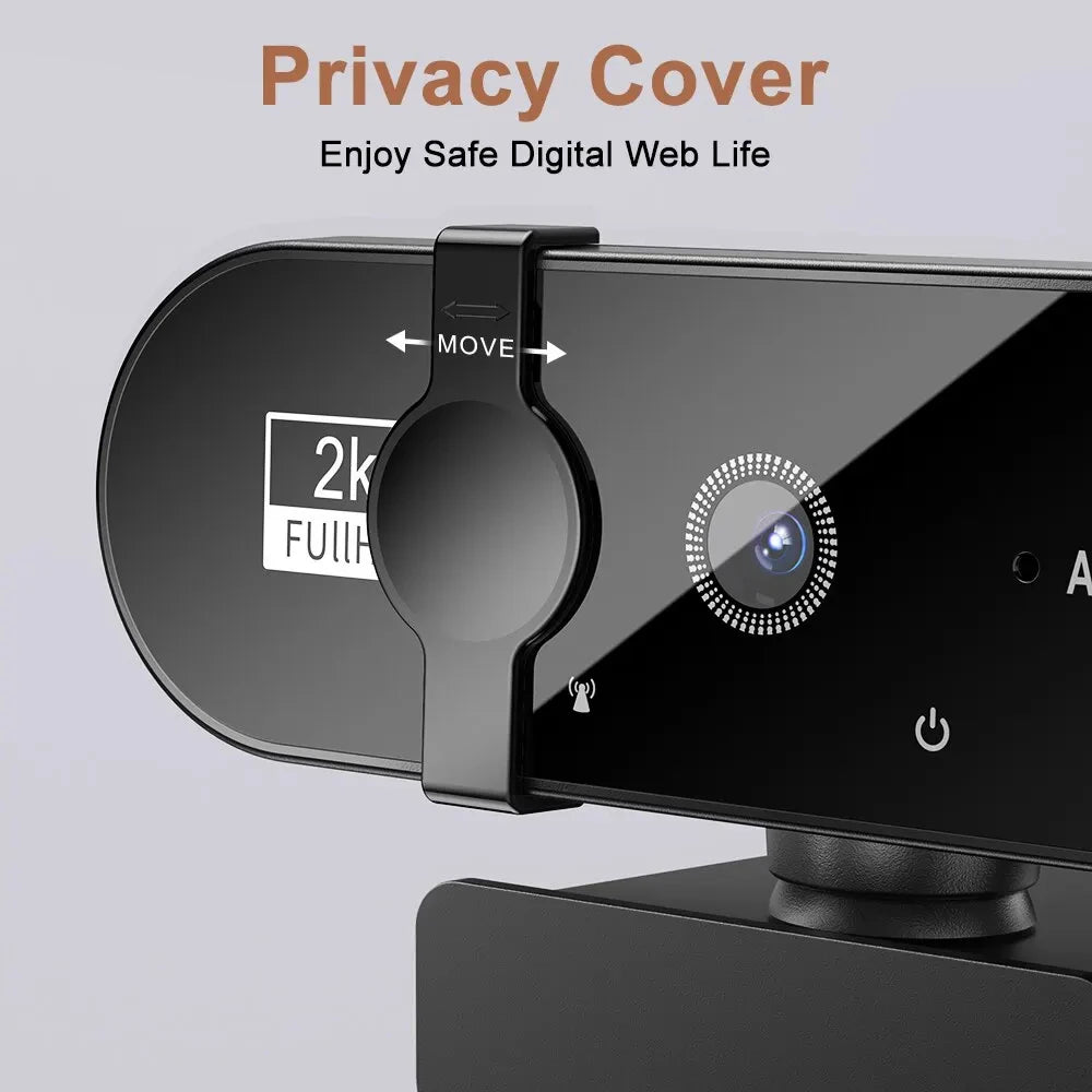 4K USB Webcam with Microphone