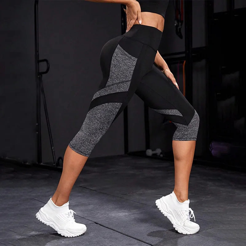 High Waist Capri Yoga Pants