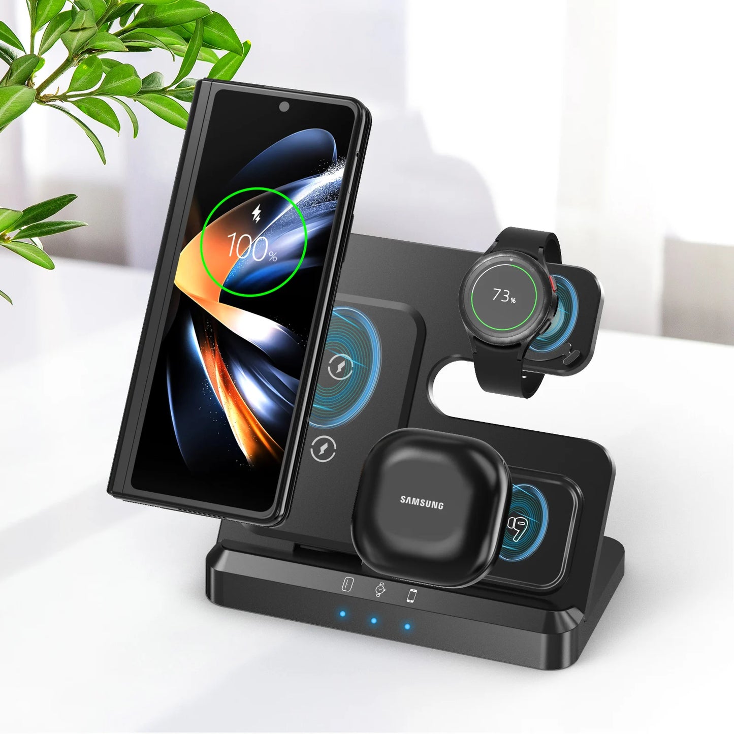 3-in-1 Wireless Fast Charging Stand