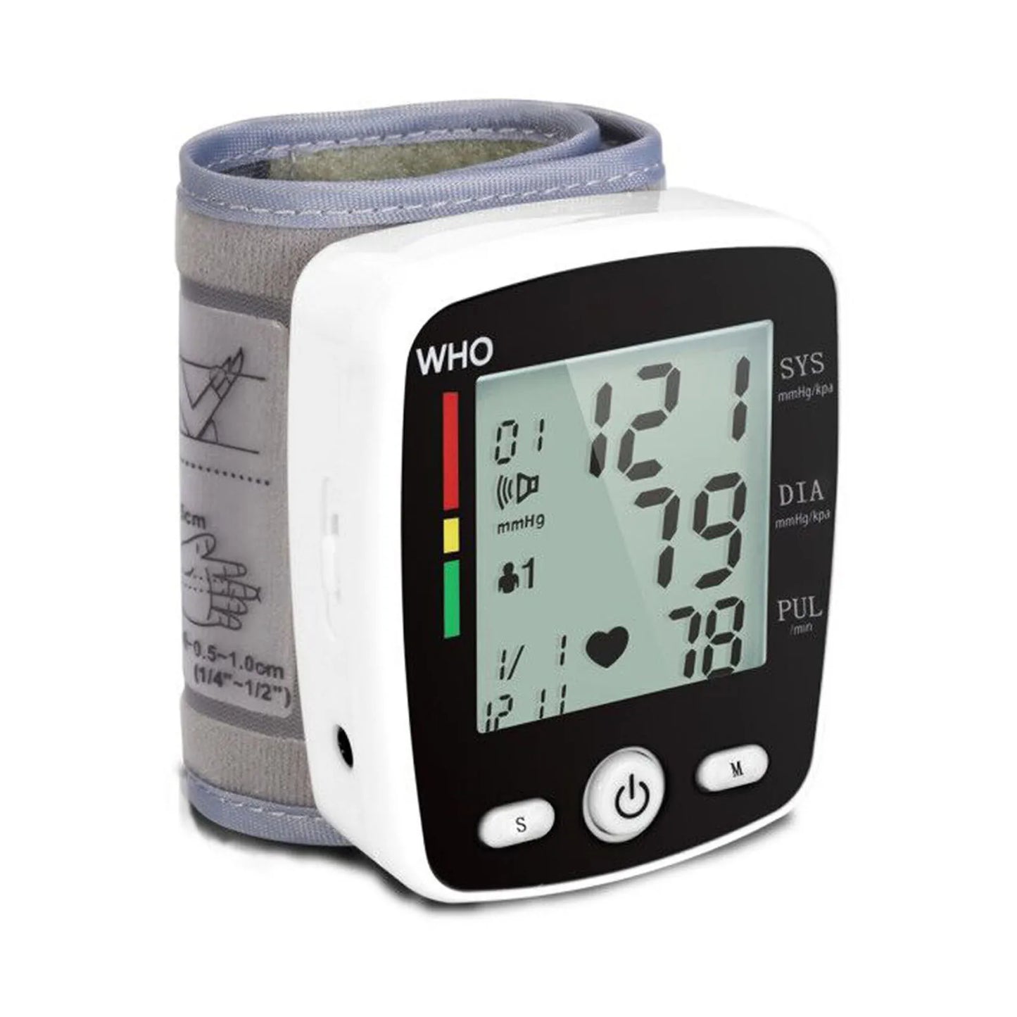 Rechargeable Wrist Blood Pressure Monitor