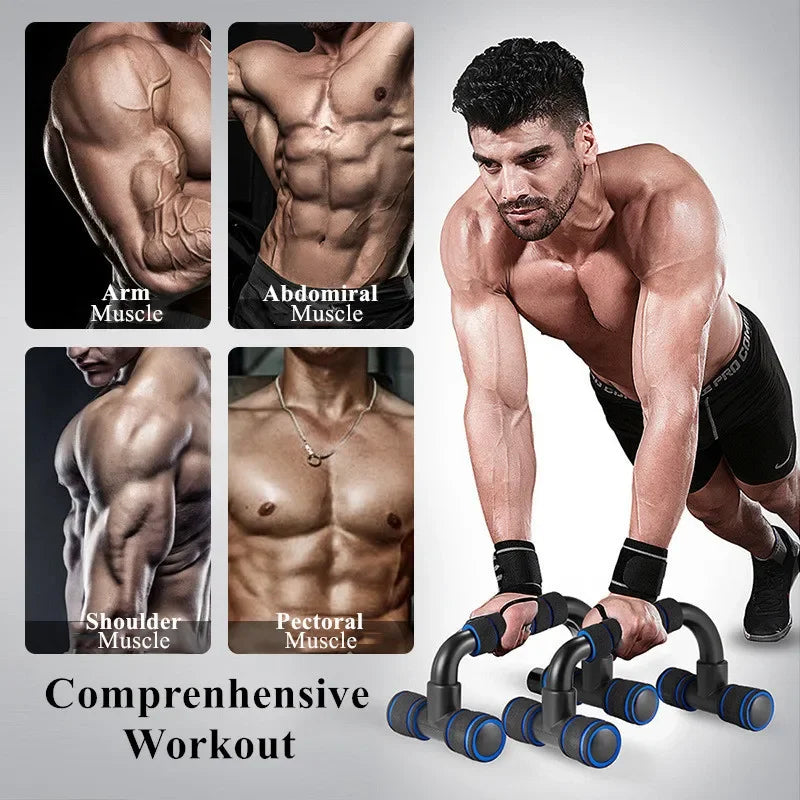 Non-Slip H-Shaped Push Up Bars