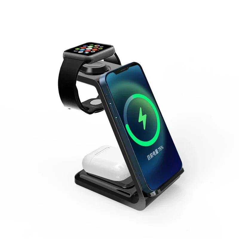 100W 3-in-1 Wireless Charger Stand