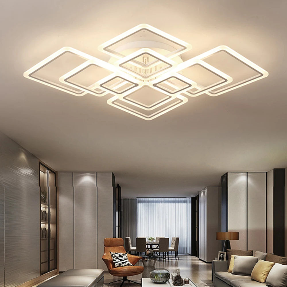 Modern Nordic Square LED Pendant Light