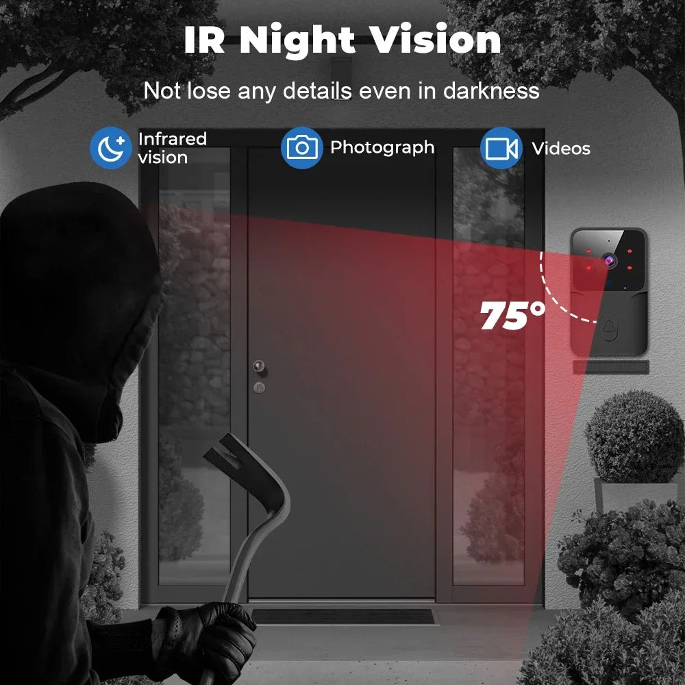 WiFi Smart Doorbell Wireless Camera Security