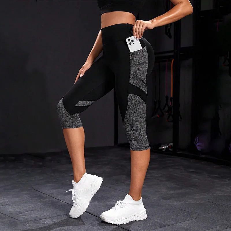 High Waist Capri Yoga Pants