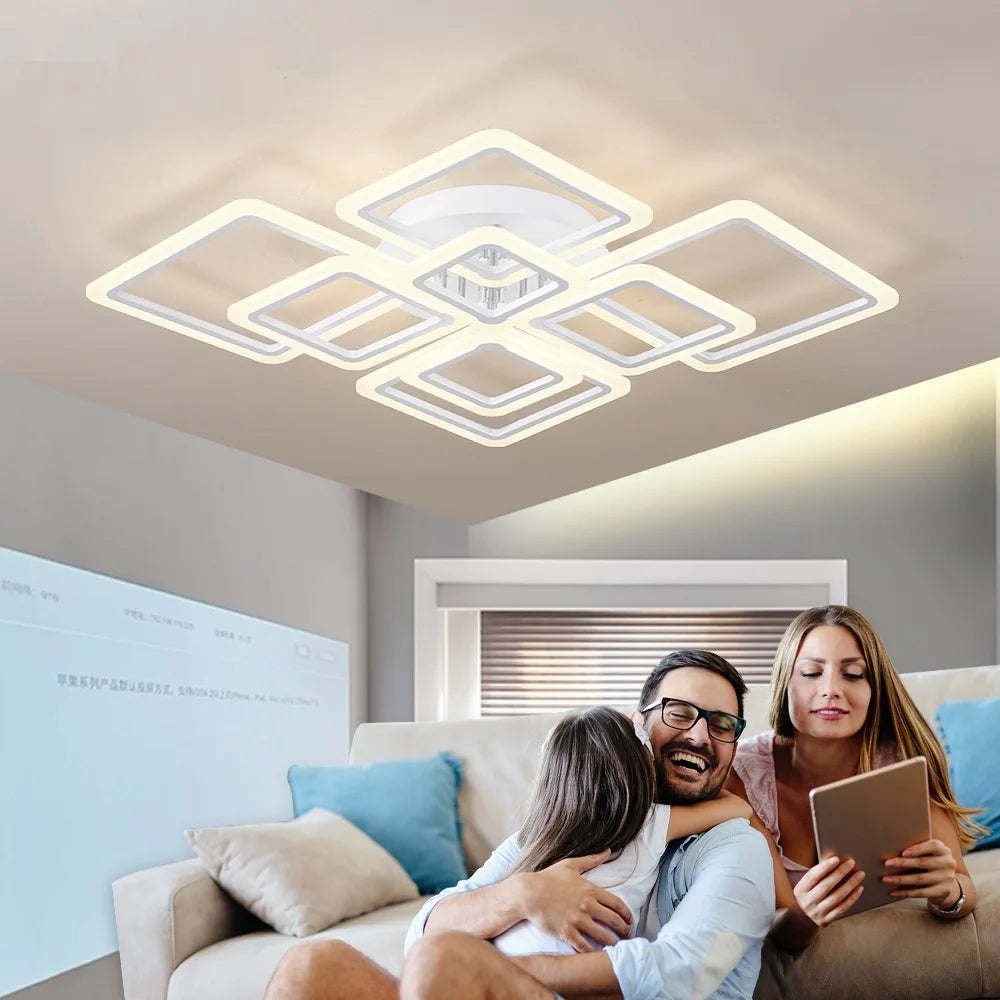 Modern Nordic Square LED Pendant Light