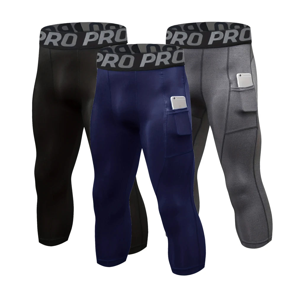 Quick-Dry Athletic Running Workout Leggings