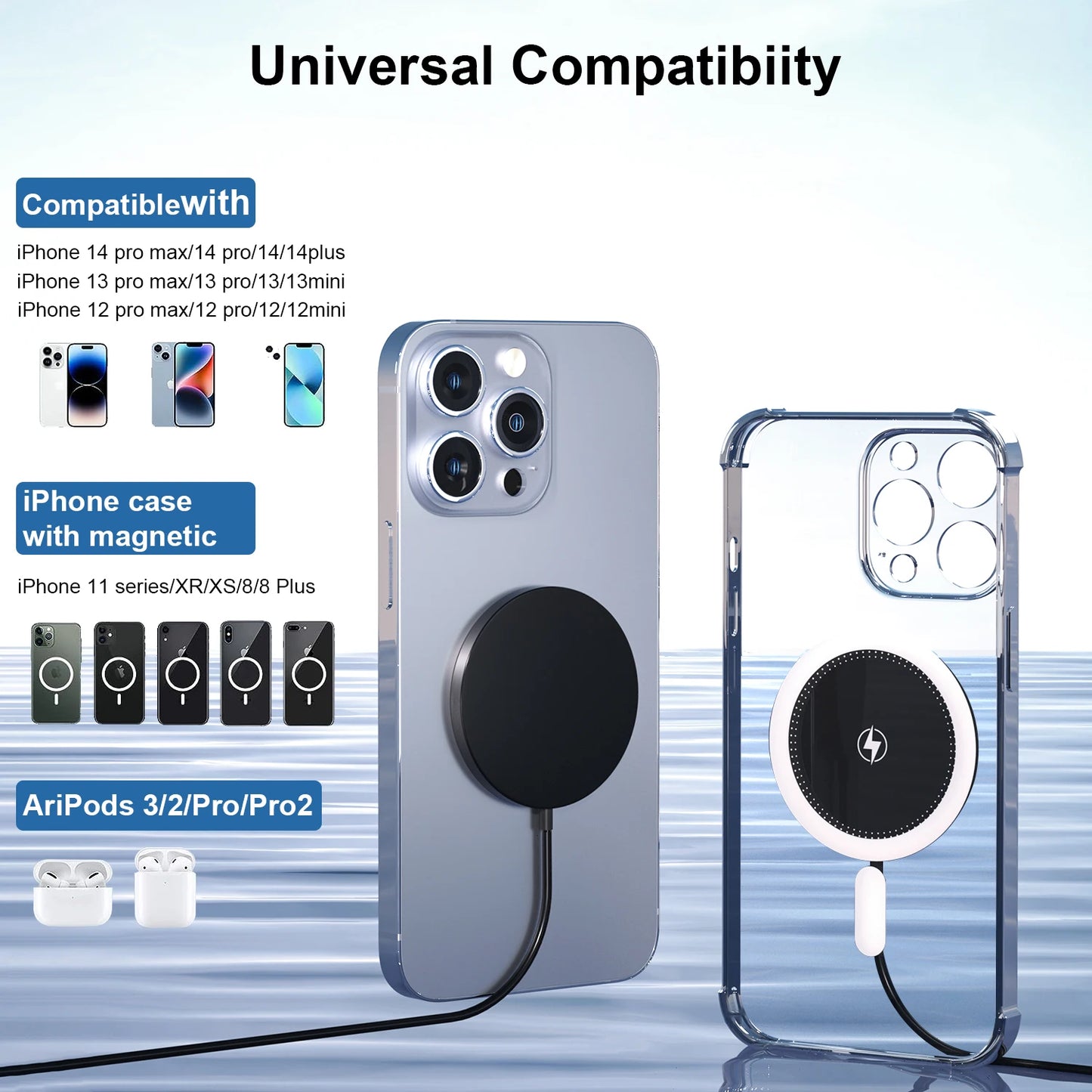 15W Magnetic Wireless Charger