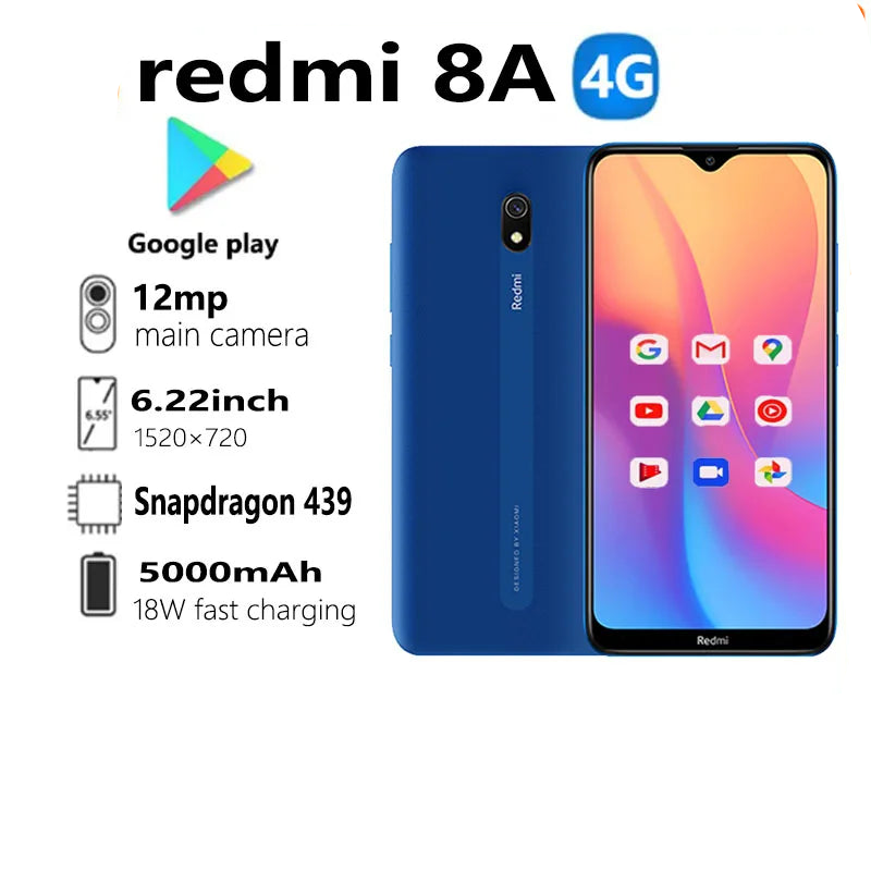 Redmi 8A 4G 6.22" HD+ 5000mAh 18W Fast Charge