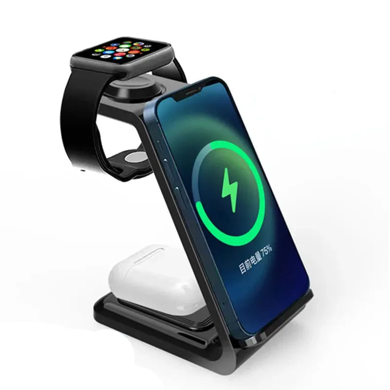 100W 3-in-1 Wireless Charger Stand