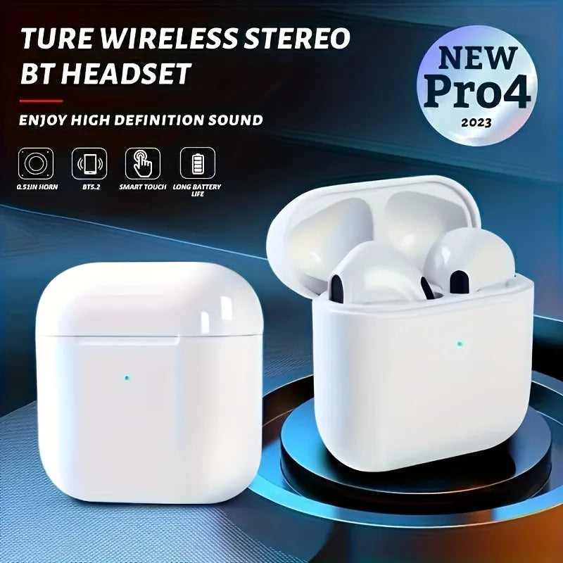 Pro 4 TWS Wireless Bluetooth Earbuds